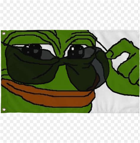 Pepe The Frog With Sunglasses Png Image With Transparent Background