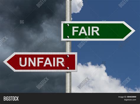 Fair Versus Unfair Image And Photo Free Trial Bigstock