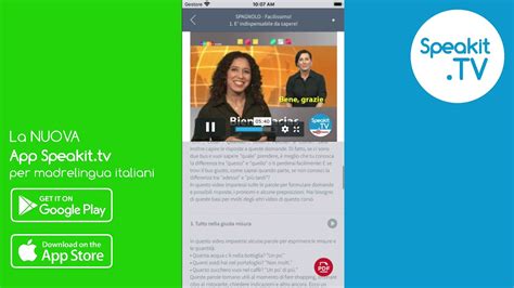 la nuova app speakit tv per madrelingua italiani sitvapp it youtube