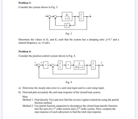 Solved Problem 1 Consider The System Shown In Fig 1 A