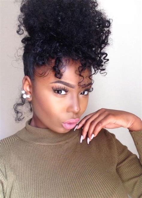 Short Kinky Curly Ponytail Hairpiece Clip Brazilian Natural Hair Afro