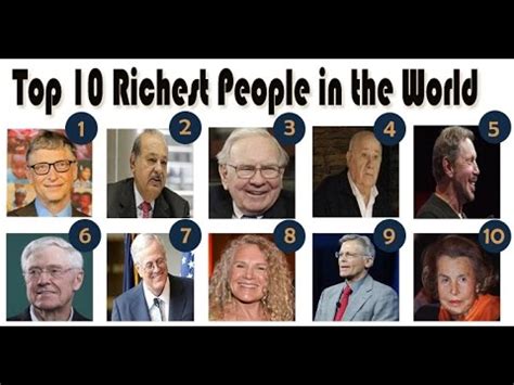 A lot of new people made it to the list of richest people in the world 2020 but there were dropouts as well mainly from russia and other. TOP 10 Richest People In The World! - YouTube