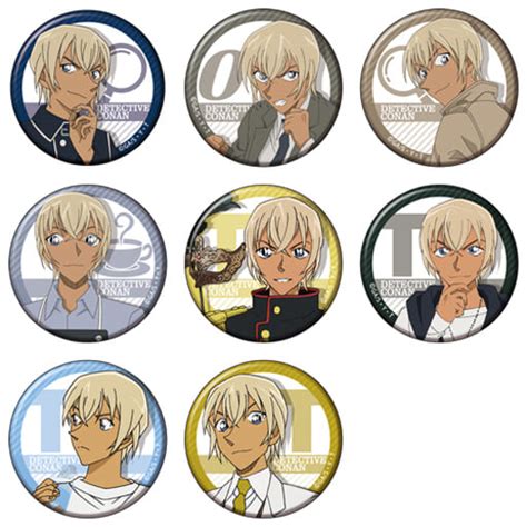 Badge Pins Victor Character Set Of 8 Kinds 「 Detective Conan