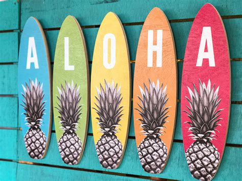 Aloha Surfboard Set Artopiahawaii