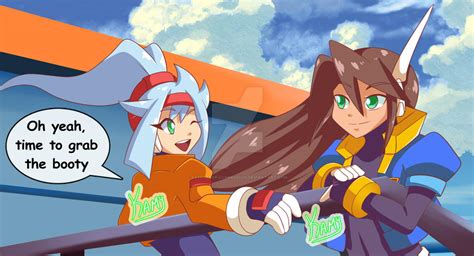 megaman zx vent and ashe in a new adventure mega man rockman know your meme