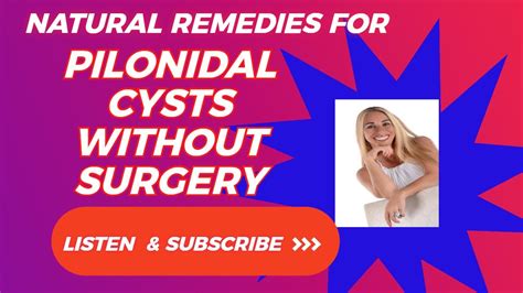 Heal Pilonidal Cysts Without Surgery Youtube