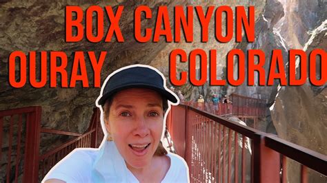 box canyon falls ouray colorado colorado vlog day 2 continued youtube