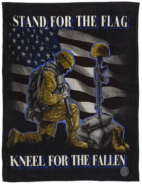 I Stand For The Flag Kneel For The Fallen Patriotic Premium Etsy