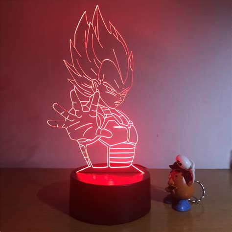 Vegeta Multi Colored Lamp Dragon Ball Z Figures