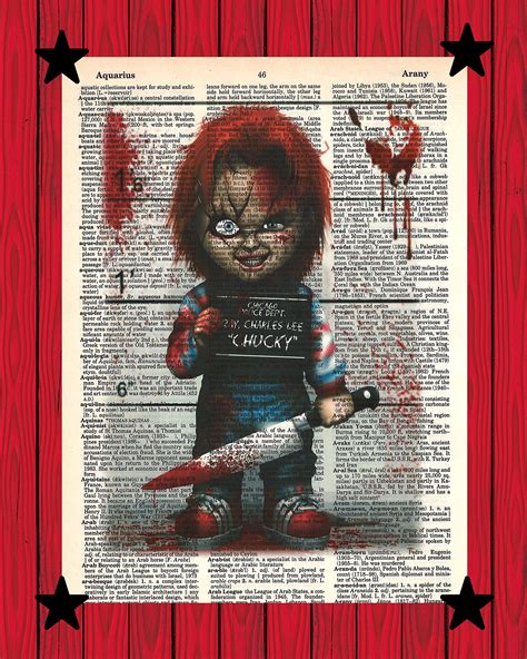 Buy Chucky Childs Play Horror Movie Print Slasher Movie Wall Art