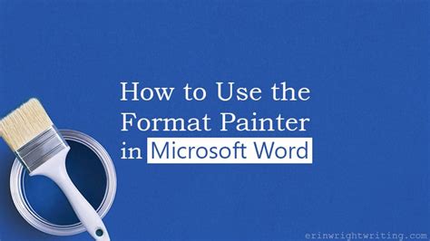 How To Use The Format Painter In Microsoft Word Pc Mac