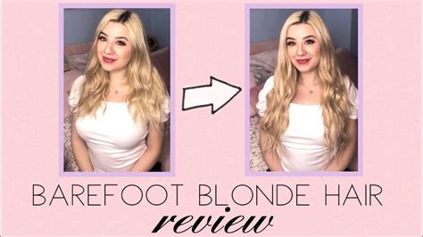 Barefoot Blonde Hair Extension Review Youtube
