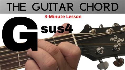 Gsus4 Guitar Chord Youtube