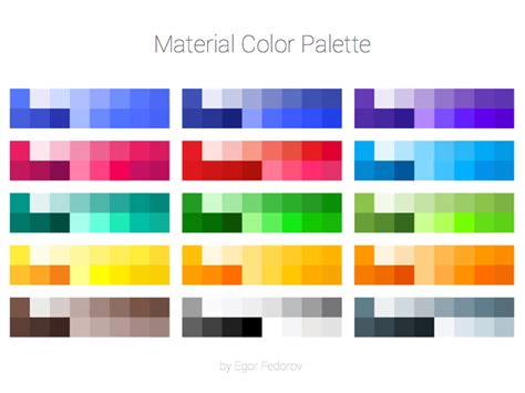 Material Color Palette Search By Muzli