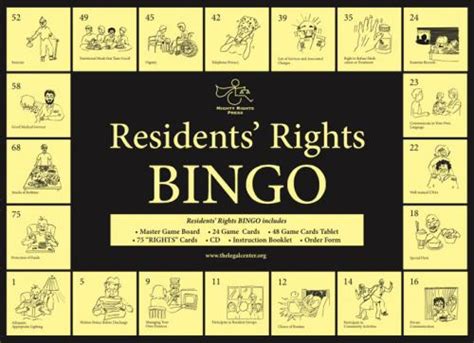 Residents Rights Bingo Mighty Rights Press