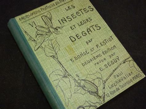 Donge Les Insectes Et Leurs Dégâts First Edition Edition
