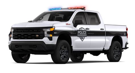 Chevys First Pickup Police Pursuit Vehicle Is A Lifted Z71 Silverado