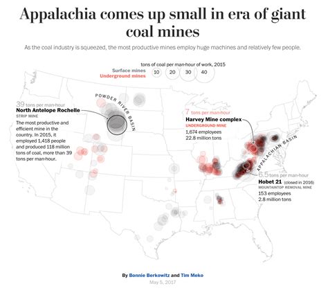 Appalachia Comes Up Small In Era Of Giant Coal Mines Coal Mining
