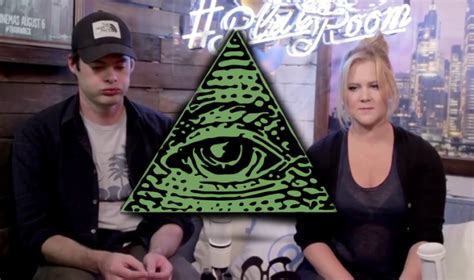 Amy Schumer And Bill Hader Really Dont Want You To Think Theyre In The Illuminati Metro News