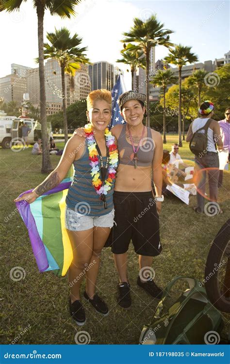 Marriage Equality Rally At The Hawaii State Capital Editorial Image Image Of Justice Governor