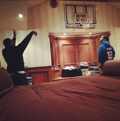 The small unit is best used inside the bedroom. Drake Adds a Basketball Hoop to His Bedroom | The Source