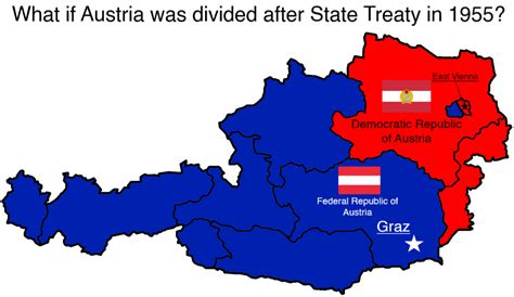 What If Austria Was Divided After State Treaty In 1955 Rmaps