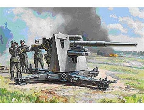 Zvezda 172 German 88mm Flak 3637 Wonderland Models Zve6158 £1099