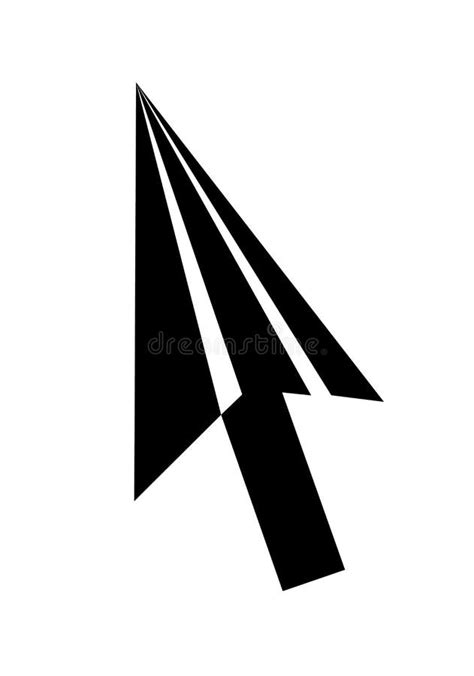 Lightning Cursor Arrow Original Vector Icon Stock Illustration