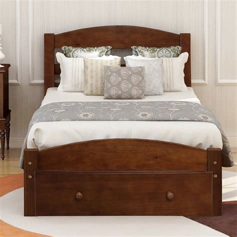 Buy Twin Bed Frames No Box Spring Needed Uhomepro Solid Wood Platform