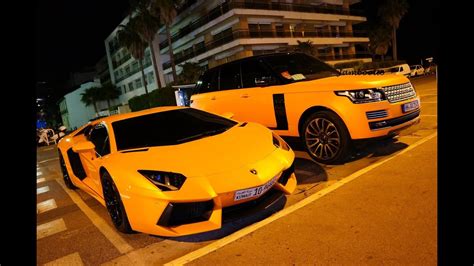 Part 1 Epic Orange Duo Lamborghini Aventador And Range