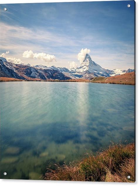 A Pond In The Swiss Alps Acrylic Print By Alexey Stiop Swiss Alps Alps Acrylic Prints
