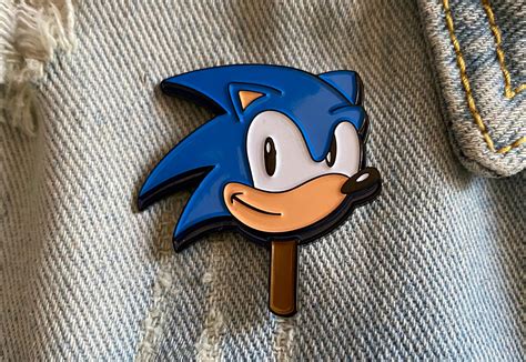 Enamel Brooch Lapel Pin Badge Sonic The Hedgehog Sega Tails Dr Etsy