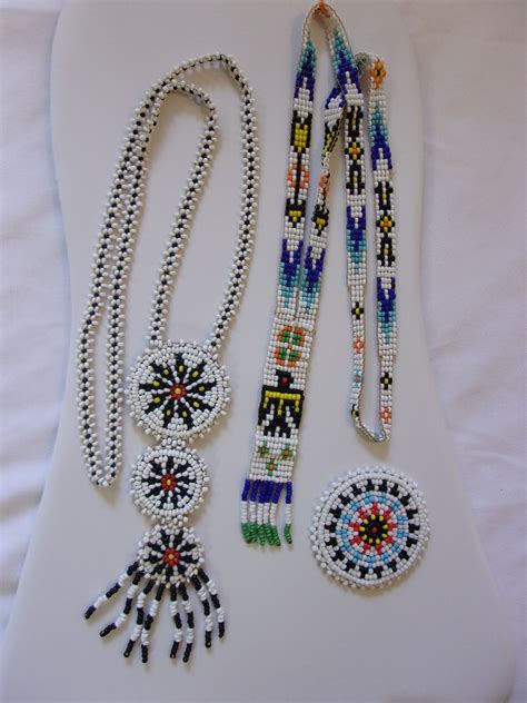 Native American Beaded Necklacesvintage Beaded Necklacesseed Etsy Native American Beading