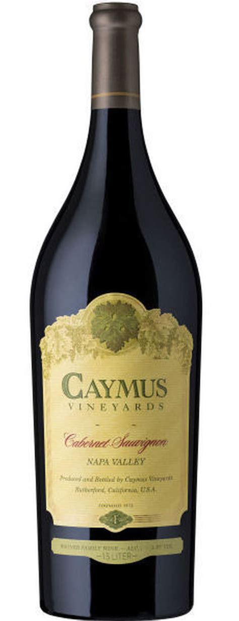 Caymus Cabernet Sauvignon 2019 15l Mission Wine And Spirits
