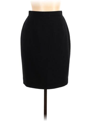 Classiques Entier Women Black Wool Skirt 10 Ebay