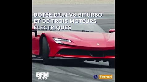 Ferrari Présente Sa Première Voiture Sportive De Série Hybride Rechargeable