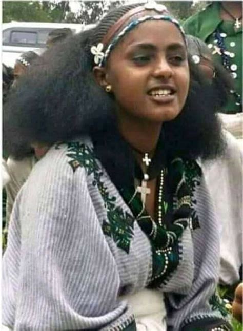 Wollo Amhara Traditional Dress Beautiful Ethiopian Women Ethiopian