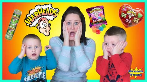 Extreme Warheads Challenge Sour Candy Challenge Kids Candy Review Dream