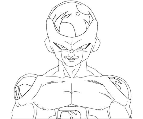 Dragon Ball Z Golden Frieza Coloring Pages Coloring Pages