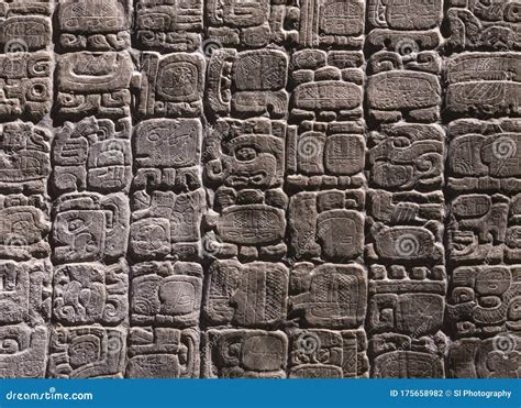 The Mayan Alphabet Hieroglyphic Writing System Stock Photo Image Of