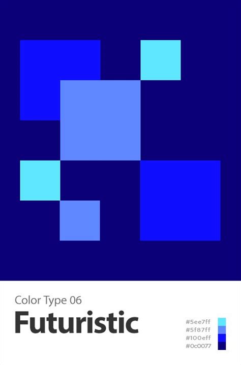 Futuristic Color Design Thinking Process Yearbook Themes Color Palette