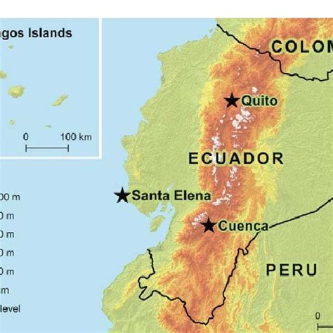 Map Of Cuenca Ecuador Map Of West