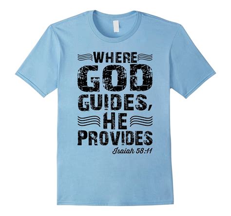 God Provides Christian TShirt Bible Verse Shirt For Men 4LVS 4loveshirt