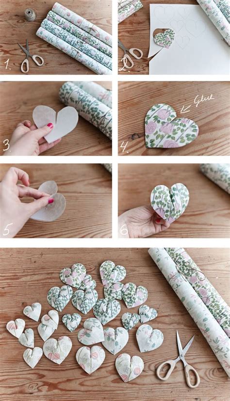 Create This Pretty Paper Heart Wall Hanging In 6 Easy Steps With