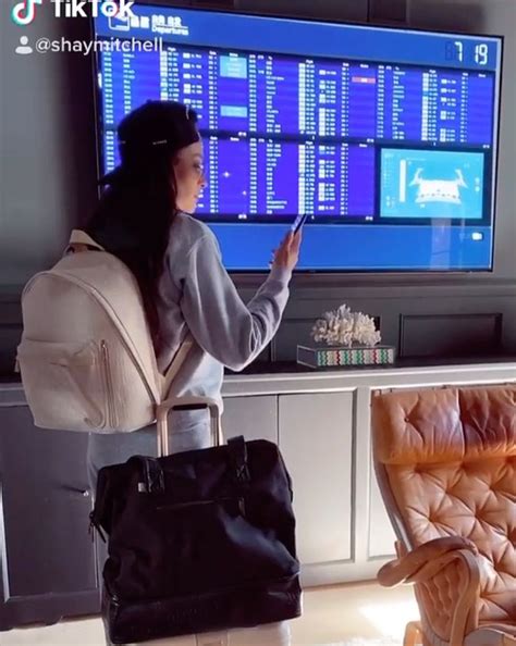 Watch Shay Mitchell Hilariously Recreates Airport Routine At Home