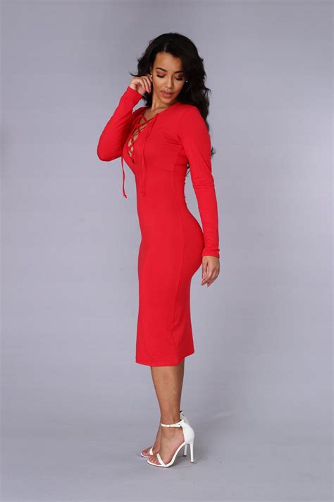 Kara Dress Red