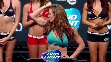 Ronda Rousey Vs Miesha Tate Official Weigh In Youtube