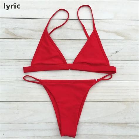 2017 new bikini sexy women swimsuit micro bikini set bathing suits with halter strap swimwear
