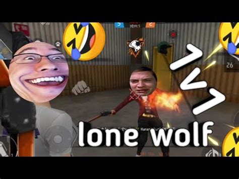 Vs Lone Wolf Mode Gameplay Free Fire Lone Wolf Match For V Vs Lone Wolf Fun Youtube