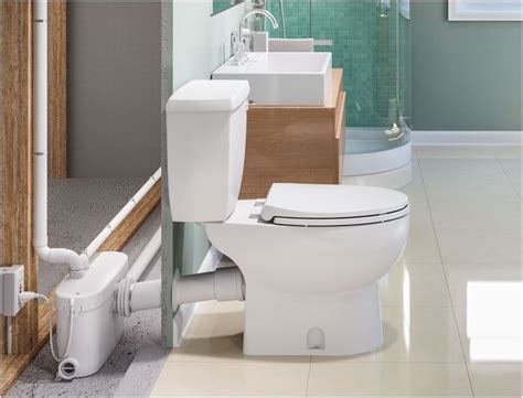 The kohler highline classic elongated bowl toilet is ada compliant as the trip lever is located on the additionally, the kohler veil toilet is compact in design and can be fixed in various places in the house such as the basement or even in the attic. Macerating Upflush Toilet Reviews Buying Guide 2017 from ...